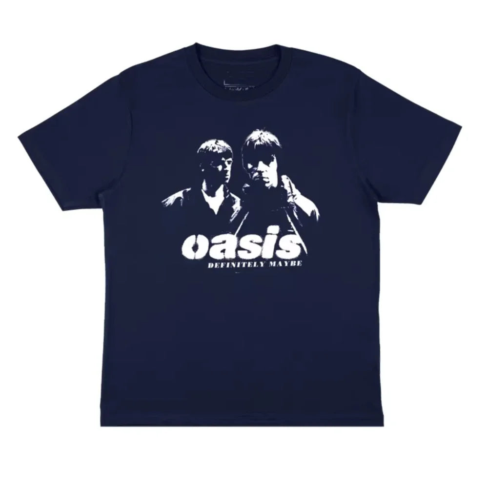 2025 Oasis Summer Fans Men'S and Women'S Short Sleeve T-Shirts Breathable Simple Street Wear with Printed T-Shirts Summerclassic