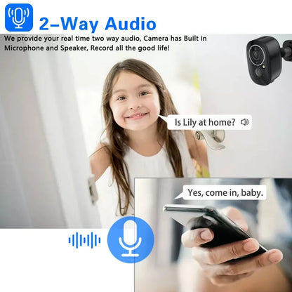 Tuya Smart Low Power Battery Camera Outdoor Waterproof WIFI 5MP HD PIR Motion Detect Wireless Security CCTV Camera Cloud Storage