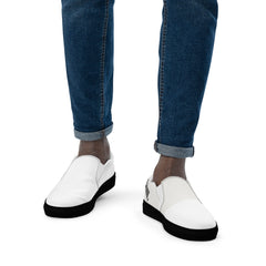 Tennis en toile sans lacets homme